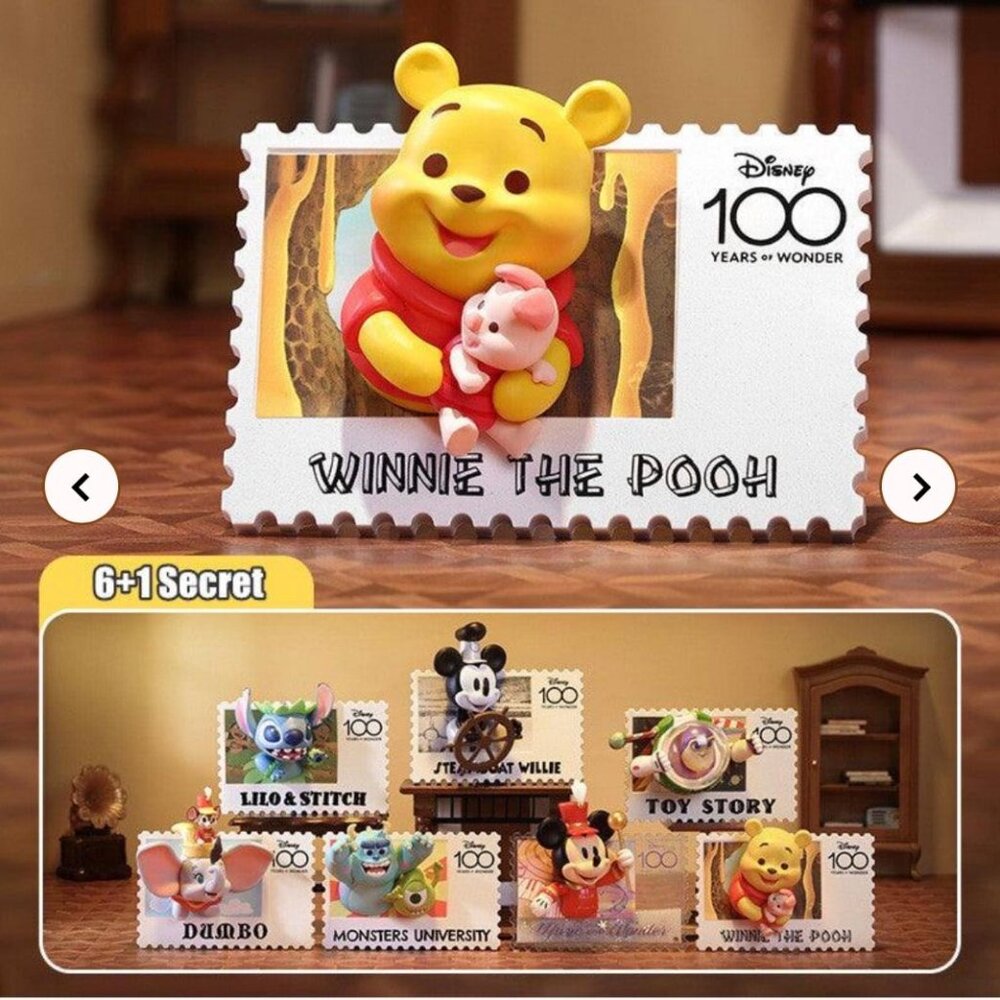 NEW - Disney 100th Anniversary Retro Stamp Mini Figure BlindBox 1(pc) - Picture 4 of 6